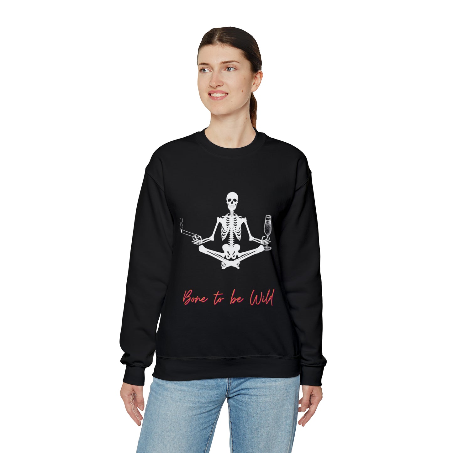 Bone to Be Wild" Halloween Sweatshirt