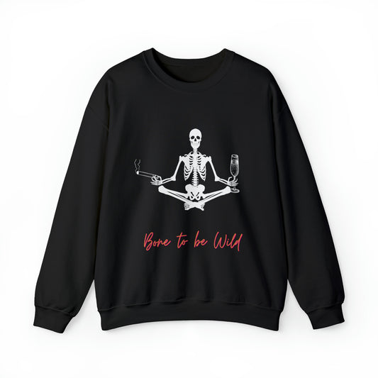 Bone to Be Wild" Halloween Sweatshirt