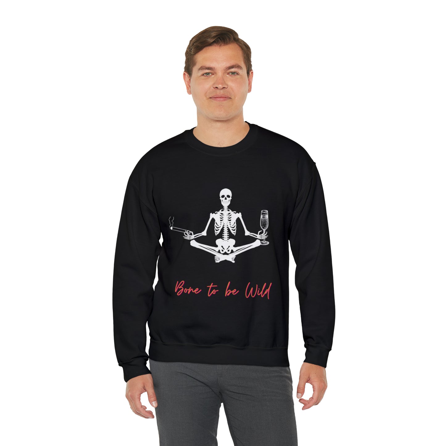 Bone to Be Wild" Halloween Sweatshirt