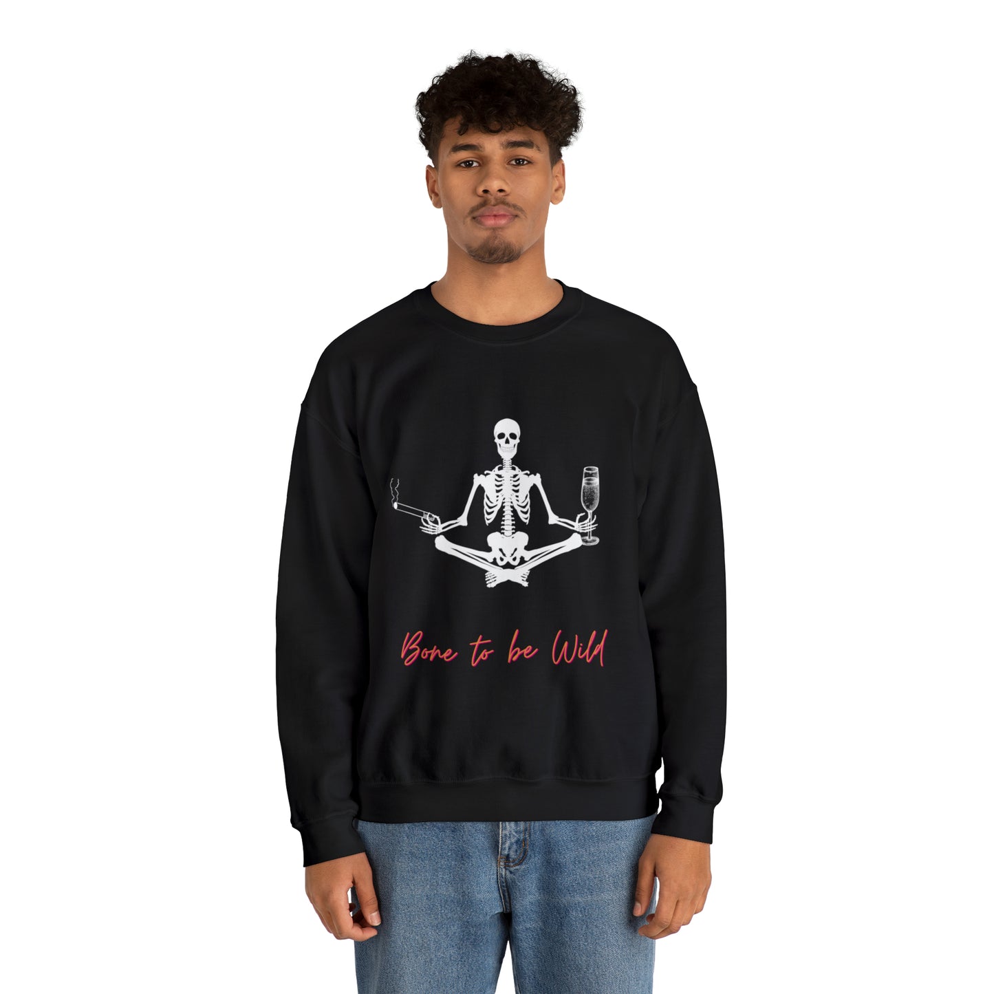 Bone to Be Wild" Halloween Sweatshirt