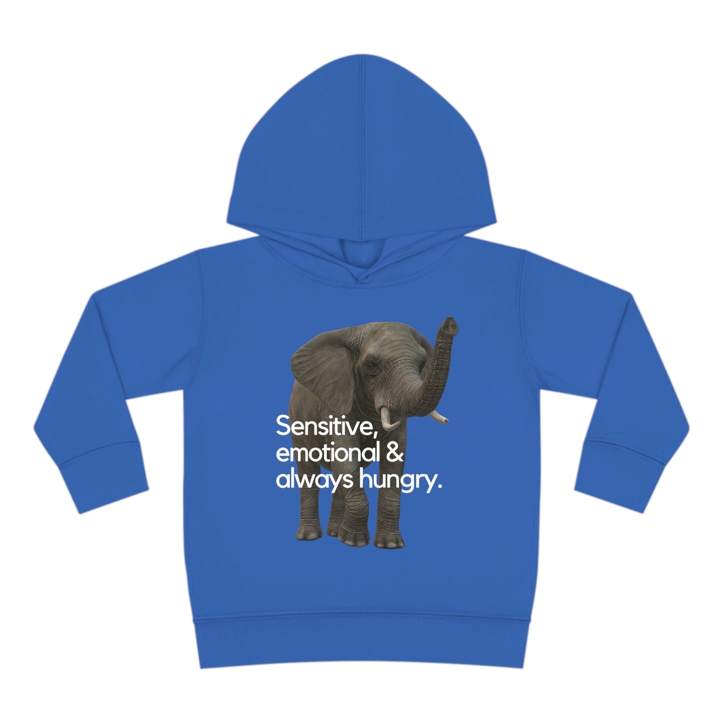 Elephant Toddler Pullover Fleece Hoodie - Stand up with fashion