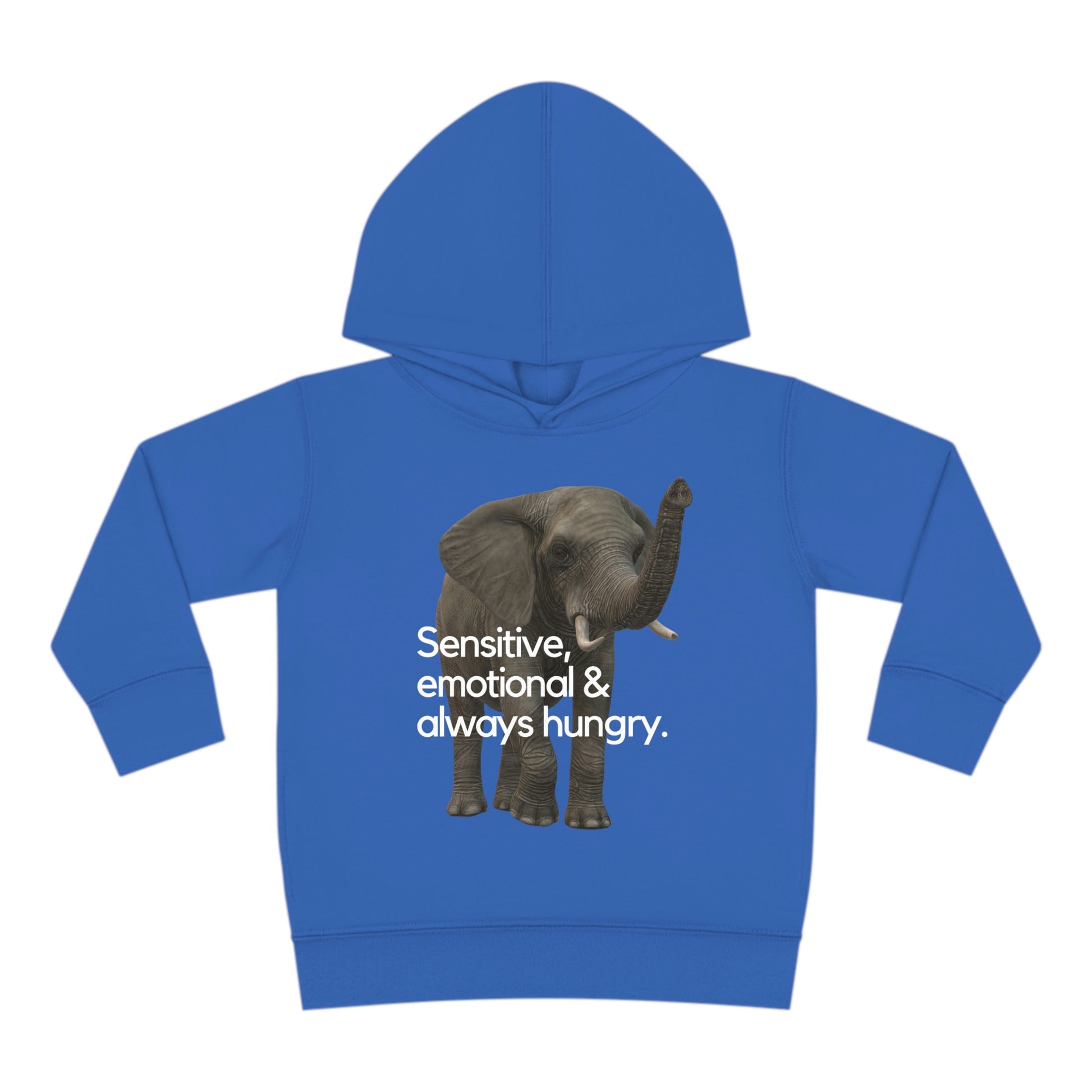 Elephant Toddler Pullover Fleece Hoodie - Stand up with fashion