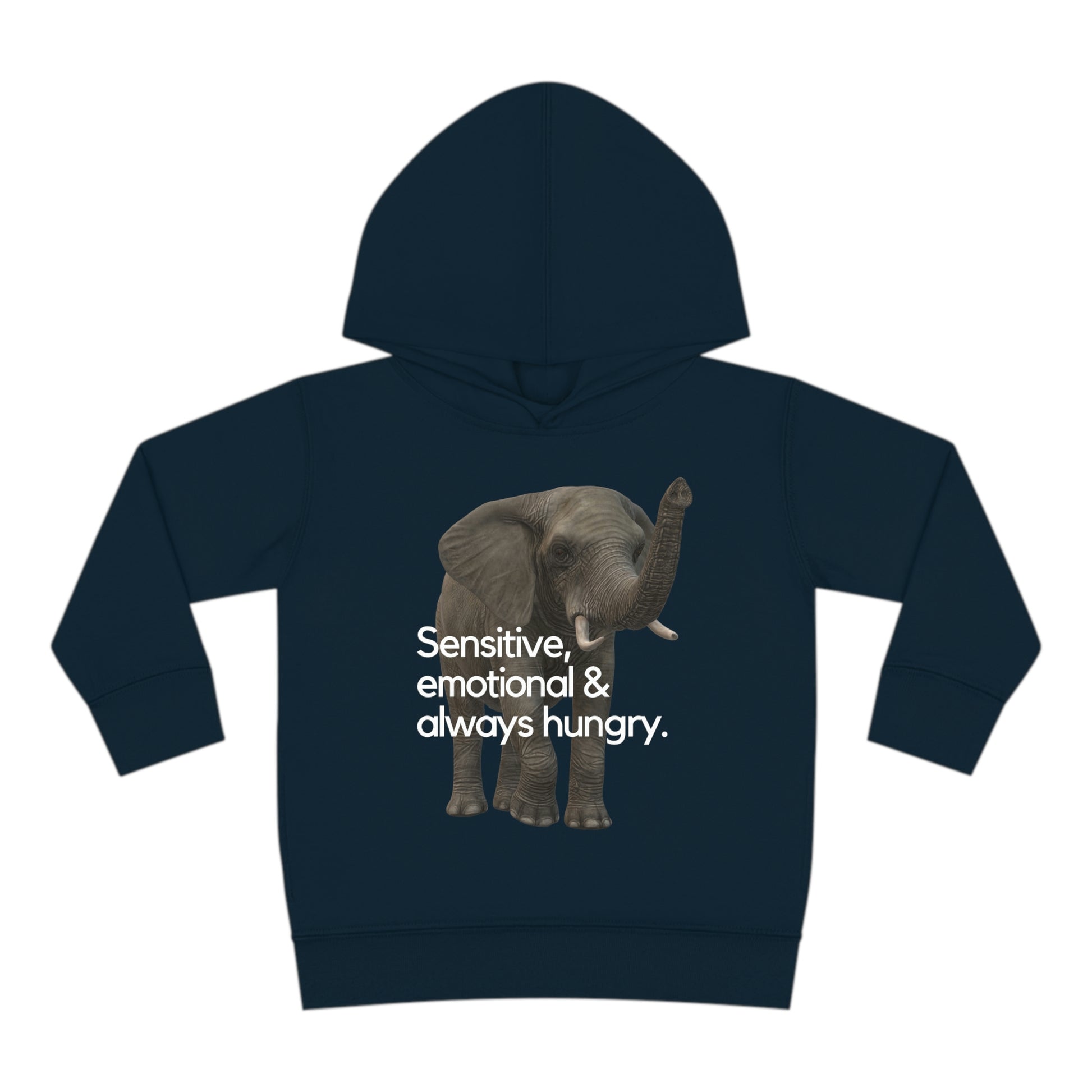 Elephant Toddler Pullover Fleece Hoodie - Stand up with fashion