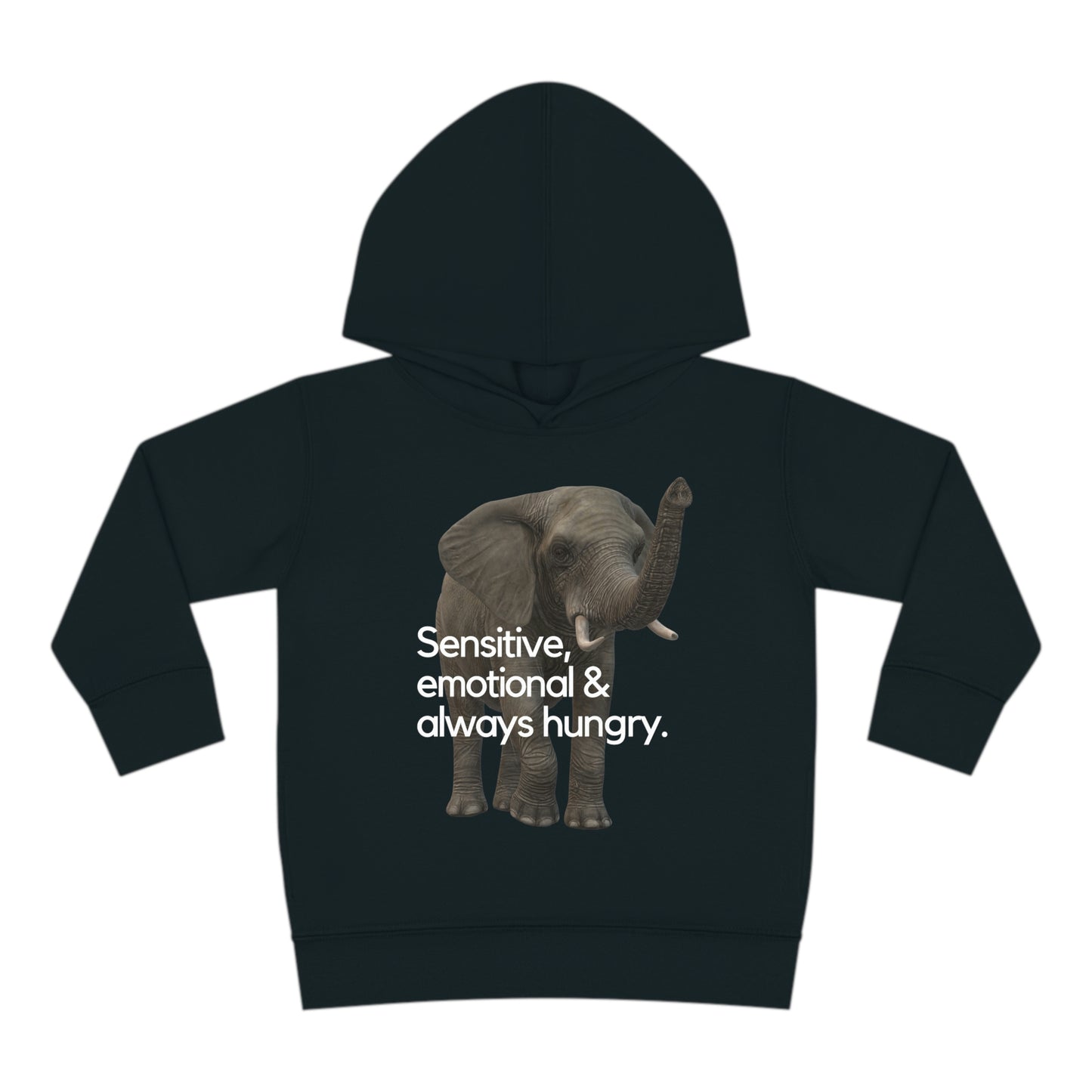 Elephant Toddler Pullover Fleece Hoodie - Stand up with fashion