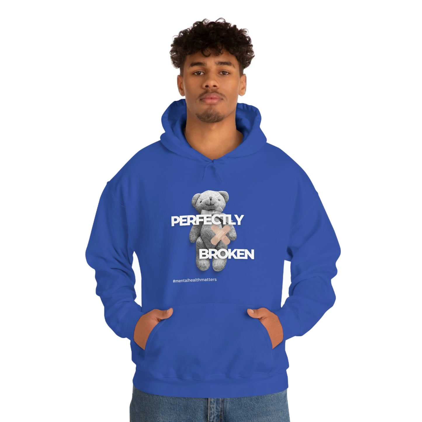 Perfectly broken Hooded Sweatshirt - Stand up with fashion