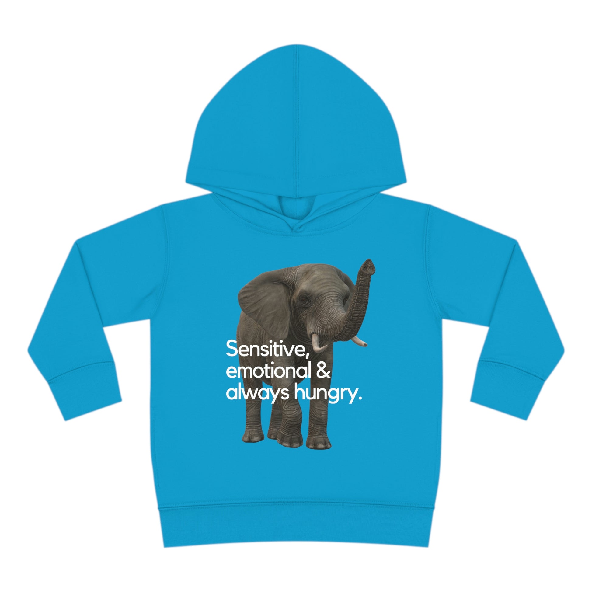 Elephant Toddler Pullover Fleece Hoodie - Stand up with fashion